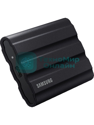 Внешний SSD Samsung T7 Shield, 2TB, USB 3.2 Gen 2 Type-C, R/W 1050/1000, черный