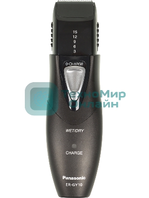Машинка для стрижки Panasonic ER-GY10CM520 черный (насадок в компл:4шт)