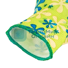 Перчатки садовые из полиэстера с нитрильным обливом, зеленые, L Palisad