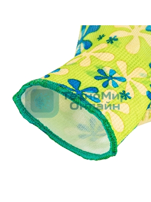 Перчатки садовые из полиэстера с нитрильным обливом, зеленые, L Palisad