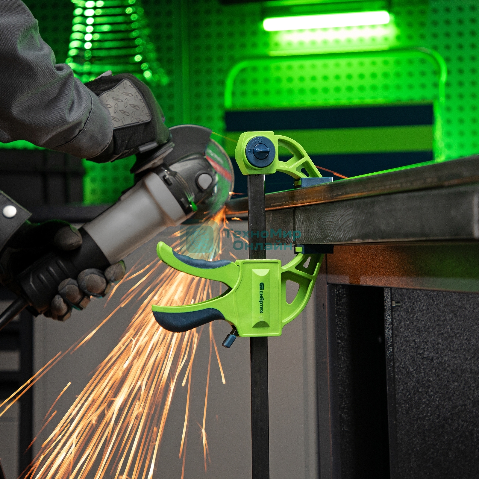 Струбцина F-образная Сибртех, быстрозажимная