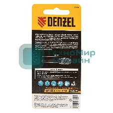 Борфреза по металлу Denzel твердосплавная, овальная, тип-E, 8 мм