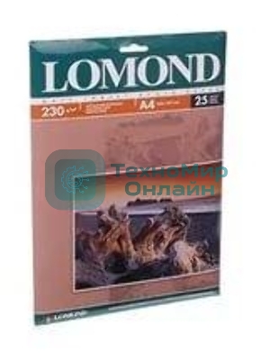 Фотобумага Lomond 0102050 A4/230г/м2/25л./белый матовое для струйной печати