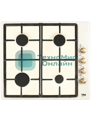 Газовая варочная панель Beko HIZG 64125 CR, Бежевый