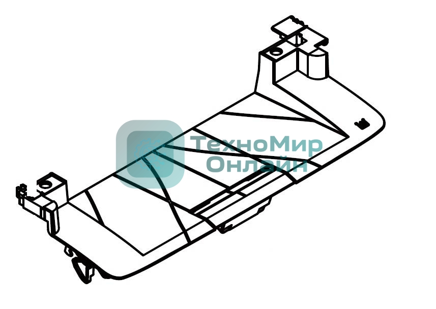 Крышка картриджа в сборе с выходным лотком HP LJ M28 (RM2-2515) OEM