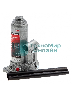 Домкрат Matrix бутылочный 3т h подъема 194–372мм в пласт. кейсе