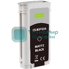 Картридж струйный Cactus CS-B3P22A №727 черный матовый (130 мл) для HP DJ T920/T1500/T2530
