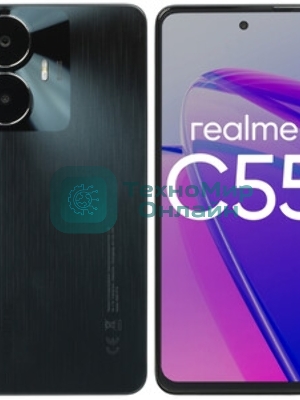 Дисплей для Realme C55 (RMX3710) в сборе с тачскрином черный