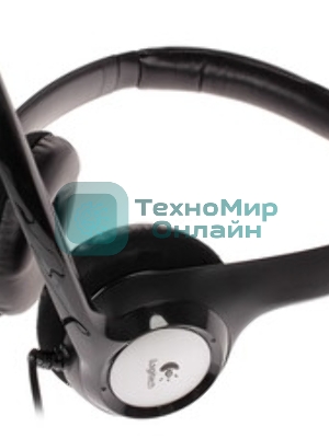 Гарнитура Logitech H390 чёрный, проводная, USB