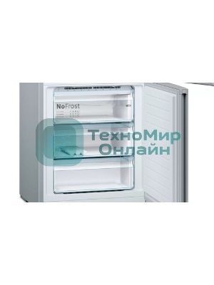 Холодильник Bosch KGN49XL30U нержавеющая сталь двухкамерный 330/105л морозилка снизу, No Frost