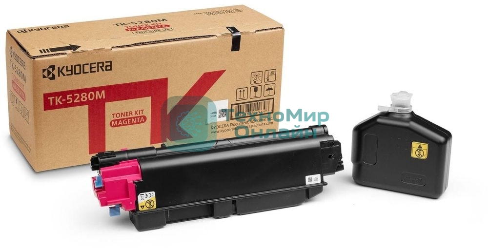 Картридж лазерный Kyocera TK-5280M (1T02TWBNL0) пурпурный для M6235cidn/M6635cidn/P6235cdn 11000 стр