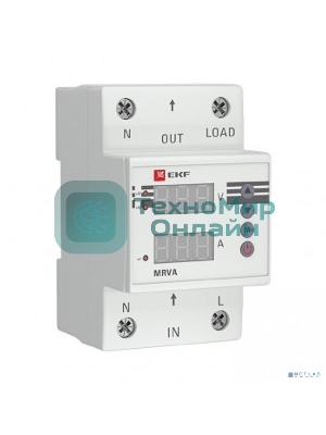 Реле напряжения и тока с дисплеем MRVA 40A EKF PROxima MRVA-40A