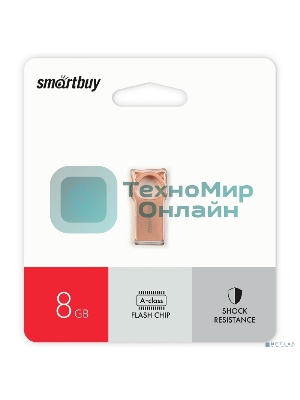 Флешка USB Smartbuy MC5 Metal Kitty Pink (SB008GbMC5), 8Gb, USB 2.0, R/W 25/15, розовый