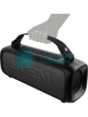 Портативная колонка SVEN PS-235 черный 12W 2.0 BT 3600mAh