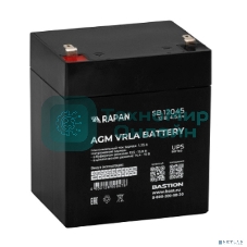 Аккумуляторная батарея Бастион RAPAN SB 12045 АКБ свинцово-кислотная тип AGM 12V 4,5А·ч I зар.1,35А, ножевые клеммы (9162)