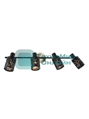 Светильник Ambrella light TR8670/4 BK/SB чёрный/бронза E14/4 max 60W 760*100*190