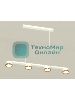 Светильник Ambrella light XB9151152/4 SWH/PYG белый песок/золото желтое полированное GX53 (C9151, N8124)