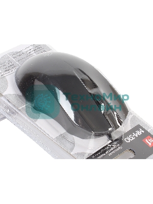 Мышь проводная Defender MM-310 черный, 1000 dpi, USB, кнопки - 3