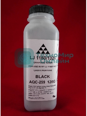 Тонер HP LJ 1160/1320 (фл.120г.) (AQC-США фас России)