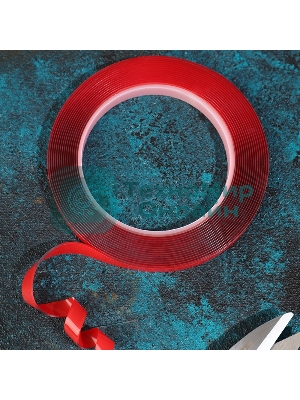 Двухсторонний скотч Rexant прозрачный 9 мм 5 м