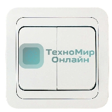 Выключатель 2-кл. Makel СП Mimoza 10А IP20 белый/белый