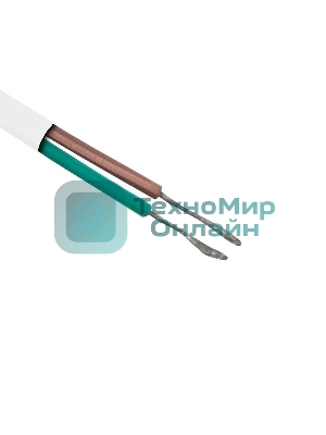 Шнур сетевой Rexant вилка плоская с выключателем, без розетки, кабель 2x0.5 мм², длина 1,8 метра, 2.5 A, белый