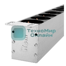 Блок распределения питания Rem R-32-2X(10C13-5C19-A-AM)-1420 верт.размещ. 10xC19 20xC13 базовые 2x16A клеммная колодка