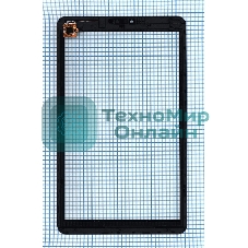 Сенсорное стекло (тачскрин) для Irbis TZ172, черное с рамкой