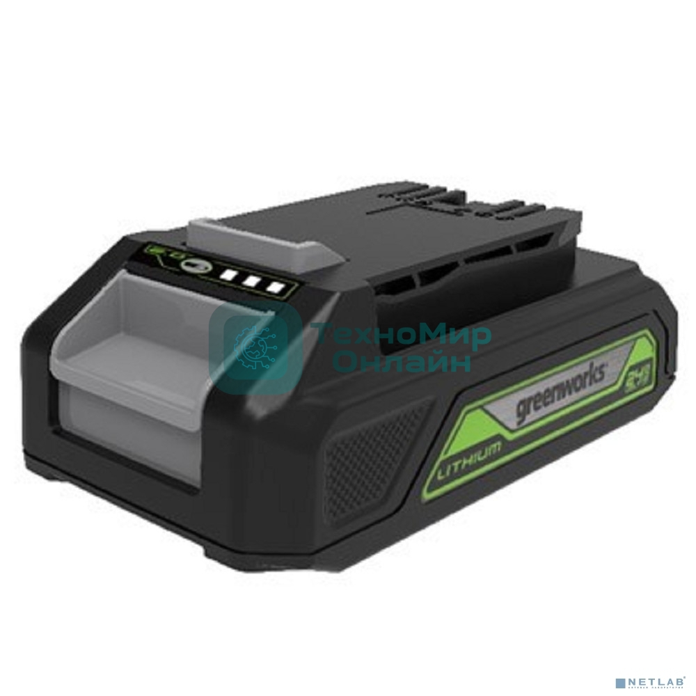 Аккумулятор с USB разъемом Greenworks G24USB2 для техники 24V, 2 А.ч