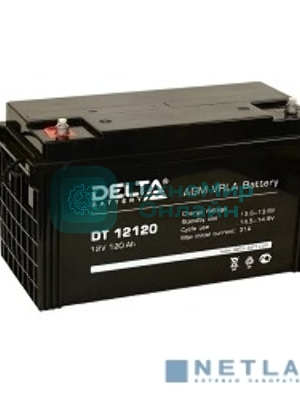 Батарея Delta DT 12120 (120 А\ч, 12В) свинцово- кислотный аккумулятор