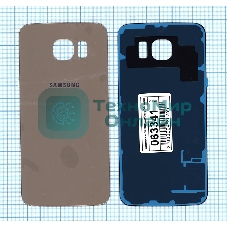 Задняя крышка для Samsung G920F Galaxy S6 золотой