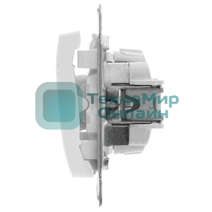 Systeme Electric Glossa Бел Кнопка нажимная, сх.1, 10АХ