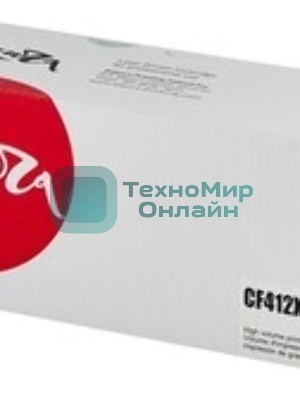 Картридж лазерный Sakura CF412X для HP LaserJet Pro M452nw, M452dn, M477fnw, M477fdw, M477fdn, M377dw, желтый, 5000 к.