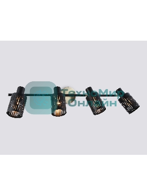 Светильник Ambrella light TR8670/4 BK/SB чёрный/бронза E14/4 max 60W 760*100*190