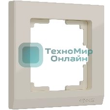 Рамка на 1 пост (слоновая кость) W0011803