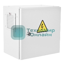 Шкаф ЭКОНОМ уличный всепогодный настенный укомплектованный (В600 Ш600 Г300), комплектация T2-IP65