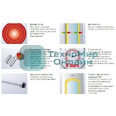 Водонагреватель накопительный электрический Haier FCD-JTLD200 200л, 2,7 кВт., напольный вертикальный круглый, мех. управление, сверхпрочная эмаль, 2 ТЭНа из нержавейки, тройная защита, гарантия 7 лет, белый