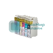 Набор струйных картриджей Sakura C13T04874010 (T0487-T0481/T0482/T0483/T0484/T0485/T0486) для Epson, мультипак, 16 мл., 460 к.