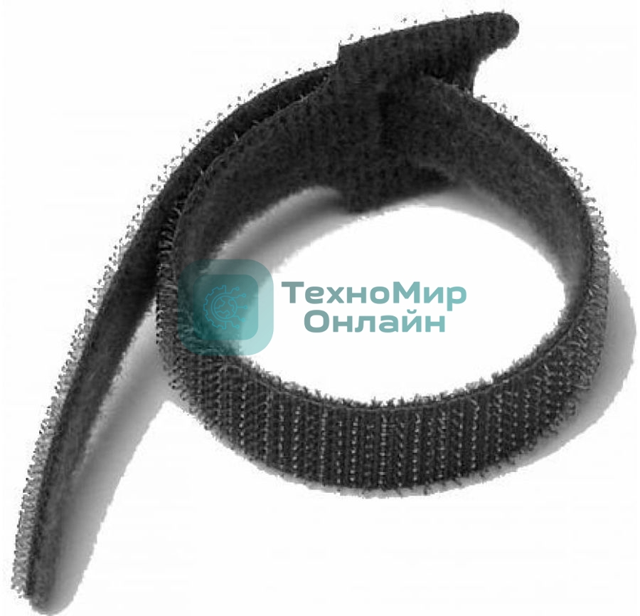 Хомут-липучка 310 мм, 20 шт., черный