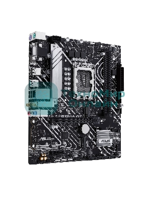 Материнская плата ASUS PRIME H610M-A WIFI, LGA 1700, Intel H610, 2xDDR5, 4xSATA, 2xM.2, 1xPCIe 4.0 x16, 1xDP, 1xHDMI, 1xVGA, 1x1Gb LAN, 1xUSB 3.2 Gen 2, 4xUSB 2.0, 3x3.5 мм, 7.1, mATX