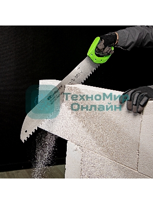 Ножовка для пенобетона Сибртех, 550 мм двухкомпонентная рукоятка