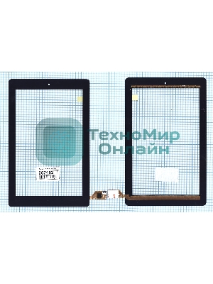 Сенсорное стекло (тачскрин) ZHG-0035C01, черное