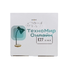 Светильник настольный СТАРТ CT84, E27, до 40Вт, 1,5м, черный