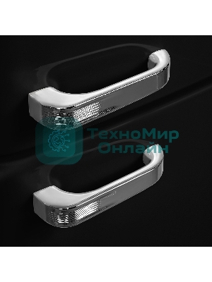 Холодильник Maunfeld MFF186NFRB черный двухкамерный 181/71л морозилка снизу, No Frost