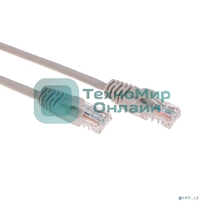 Патч-корд U/UTP Rexant cat.6, RJ45-RJ45, неэкранированный, 26AWG, LSZH, серый, 1 м
