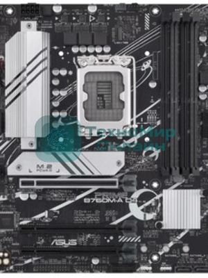 Материнская плата ASUS PRIME B760M-A D4-CSM, LGA 1700, Intel B760, 4xDDR4, 4xSATA, 2xM.2, 3xPCIe 4.0 x16, 1xPCIe 4.0 x4, 1xPCIe x1, 2xHDMI, 1xDP, 1x 2.5Gb LAN, 2xUSB-A 3.2 Gen 2, 4xUSB-A 2.0, 3x3.5 мм, 7.1, mATX
