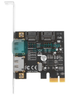 Контроллер ExeGate EXE-510 (PCI-E x4, SATA3 6Gb/s, 10 int, ASMedia Chipset ASM1166+JMB575)