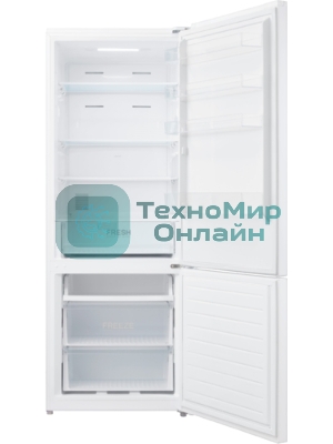 Холодильник Kraft KF-NF720XD нержавеющая сталь двухкамерный 324/108л морозилка сбоку, No Frost