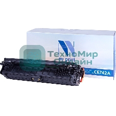 Картридж лазерный NVPrint совместимый HP CE742A Yellow для LJ Color CP5220 (7300k)