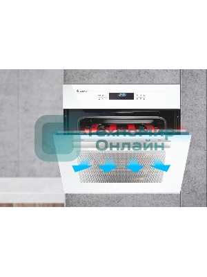 Духовой шкаф электрический Gefest ЭДВ ДА 622-04 БS белый, встраиваемый